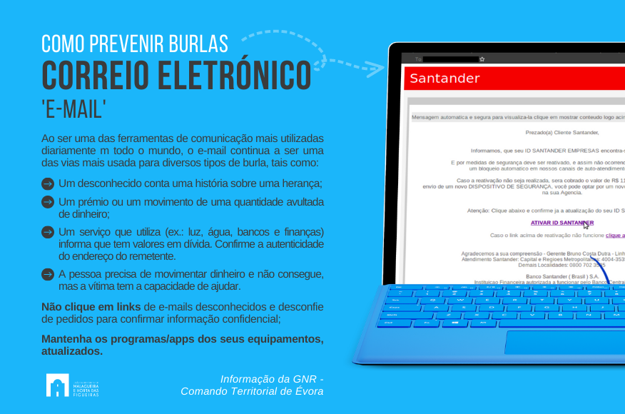 ALERTA BURLAS | COMO PREVENIR BURLAS - CORREIO ELETRÓNICO “E-MAIL”