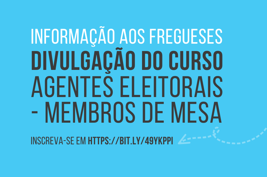 Divulga&ccedil;&atilde;o do Curso "Agentes Eleitorais- Membros de Mesa" 