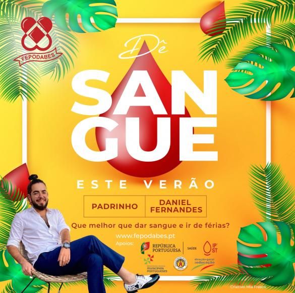 Campanha 2024 | &ldquo;D&Ecirc; SANGUE ESTE VER&Atilde;O -QUE MELHOR QUE DAR SANGUE E IR DE F&Eacute;RIAS?&rdquo;