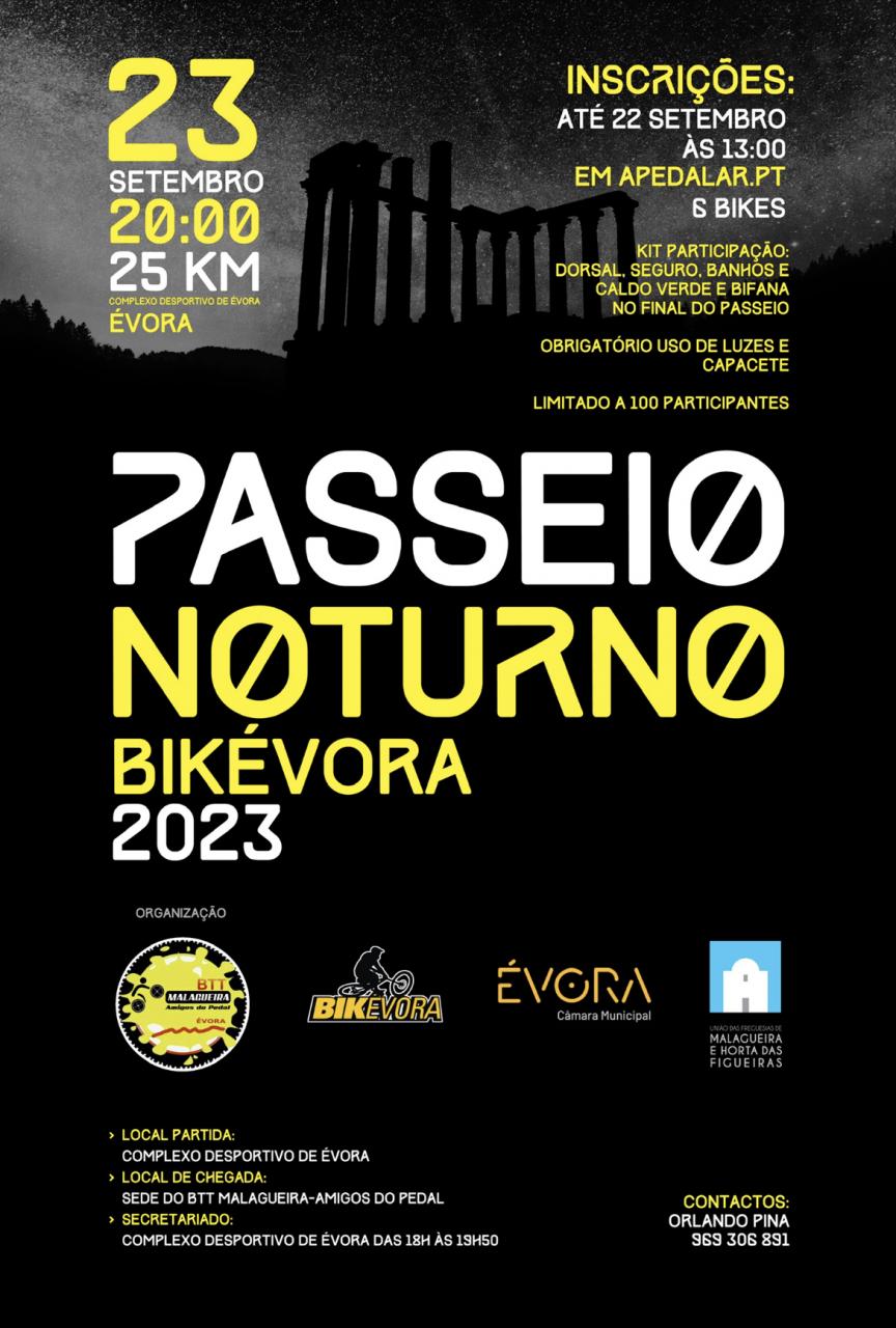 BIKE ÉVORA | PASSEIO NOCTURNO 25km