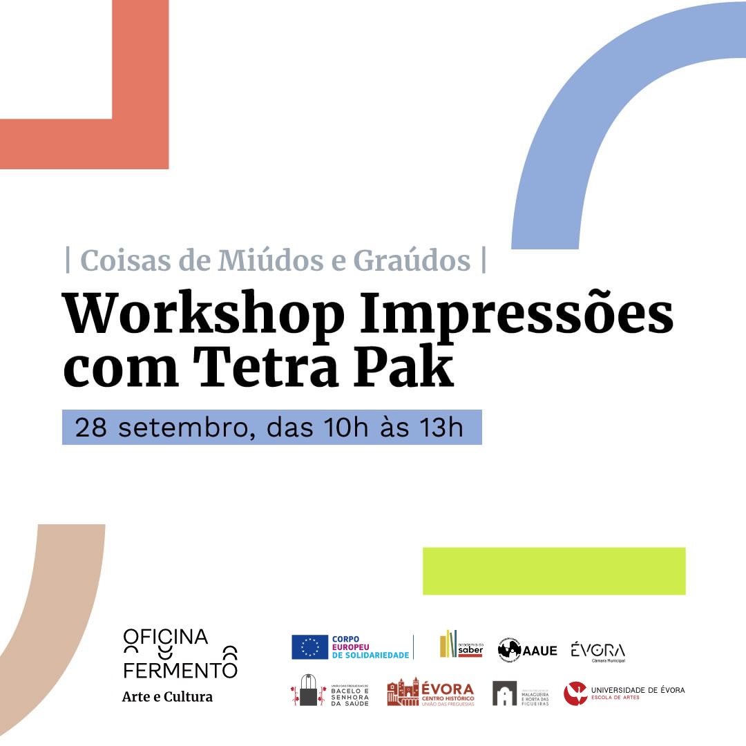 Coisas de Miúdos e Graúdos | Workshop "Impressões com Tetra Pak" 