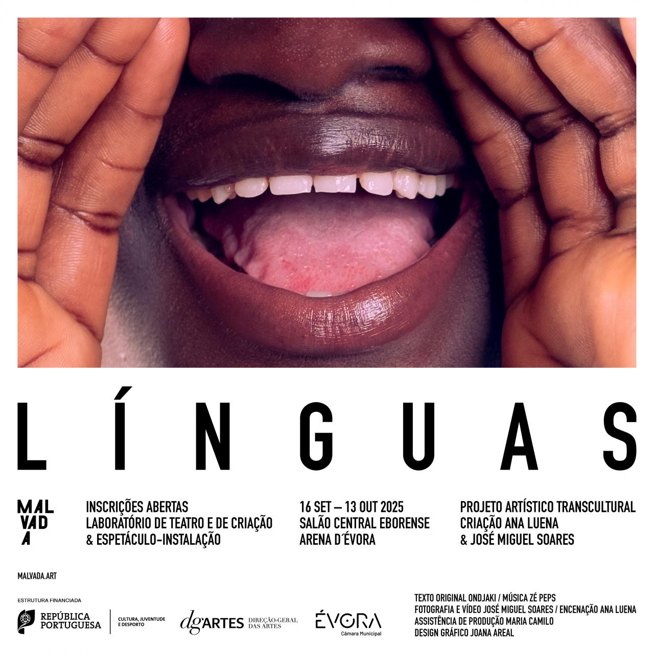 Laboratório de Teatro e de Criação & Espetáculo-Instalação “LÍNGUAS”