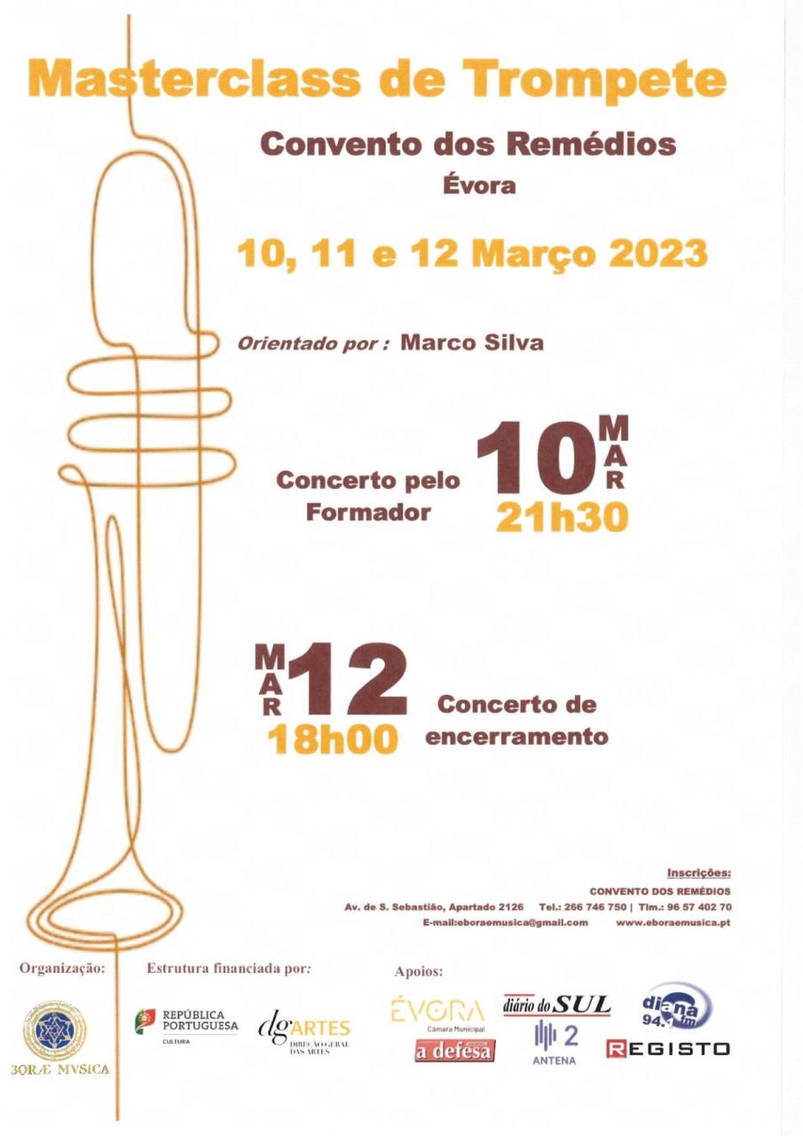 Masterclass Trompete | Convento dos Remédios Évora